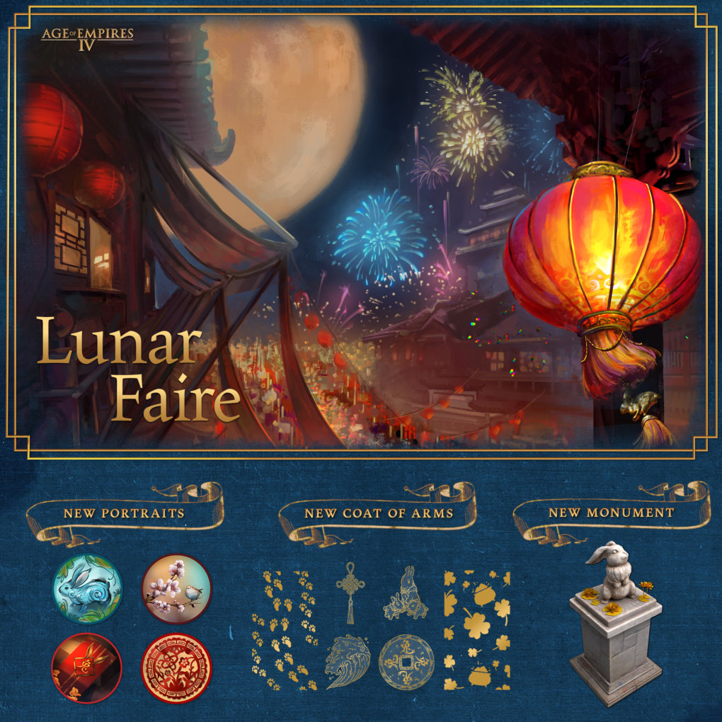 Celebrate the Lunar Faire Event with Age IV! Age of Empires
